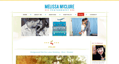 Desktop Screenshot of melissamcclure.net
