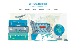 Desktop Screenshot of melissamcclure.com