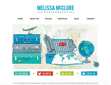 Tablet Screenshot of melissamcclure.com